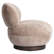 Lounge chair Jace be easy sand swivel fire retardant