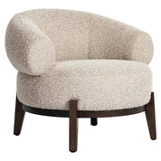 Lounge chair Montana natural chunky fire retardant