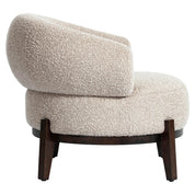 Lounge chair Montana natural chunky fire retardant