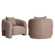 Lounge chair Tuscany mocca chunky