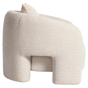 Lounge chair Tuscany beige blockweave