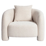 Lounge chair Tuscany beige blockweave