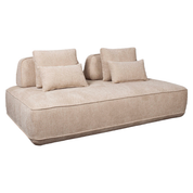 Sofa Tudor natural boldweave 2,5-seater movable backrest