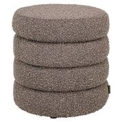 Pouffe & Footstool Adele brown chunky