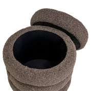 Pouffe & Footstool Adele brown chunky