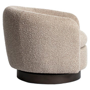 Lounge chair Colmar natural chunky swivel