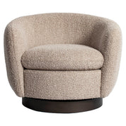 Lounge chair Colmar natural chunky swivel