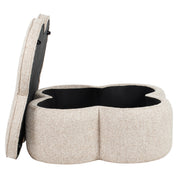 Pouffe & Footstool Corbeau sand tweed