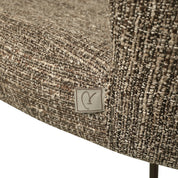Counter stool Odarby brown tweed fire retardant