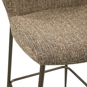 Counter stool Odarby brown tweed fire retardant