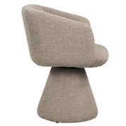 Dining chair Madeline mocca chunky swivel