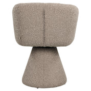 Dining chair Madeline mocca chunky swivel