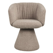 Dining chair Madeline mocca chunky swivel