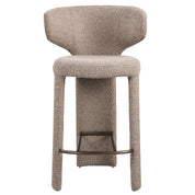 Counter stool Viola mocca chunky