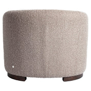Lounge chair Hannah mocca chunky fire retardant