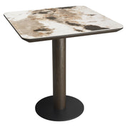 Bistro table Langford brown 70x70