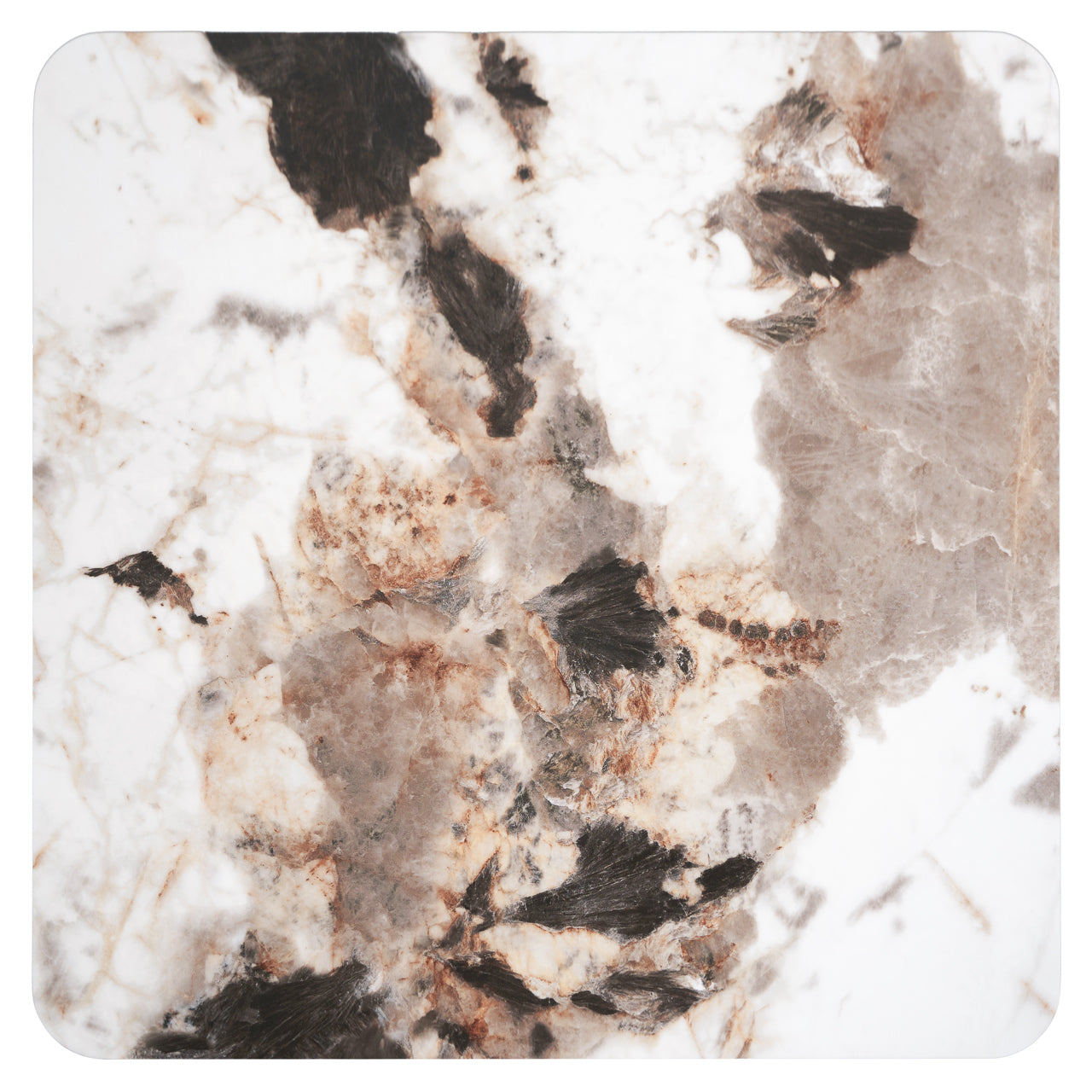 Bistro table Langford brown 70x70