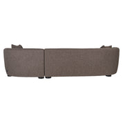 Sofa Pandora brown chunky lounge right