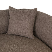 Sofa Pandora brown chunky lounge right