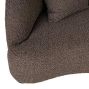 Sofa Pandora brown chunky lounge right