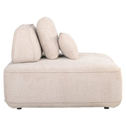 Sofa Tudor natural boldweave 1-seater movable backrest