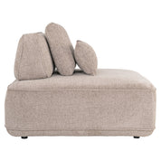Sofa Tudor mocca boldweave 1-seater movable backrest