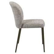 Dining chair Stacker  earth tweed fire retardant (Set of 2)