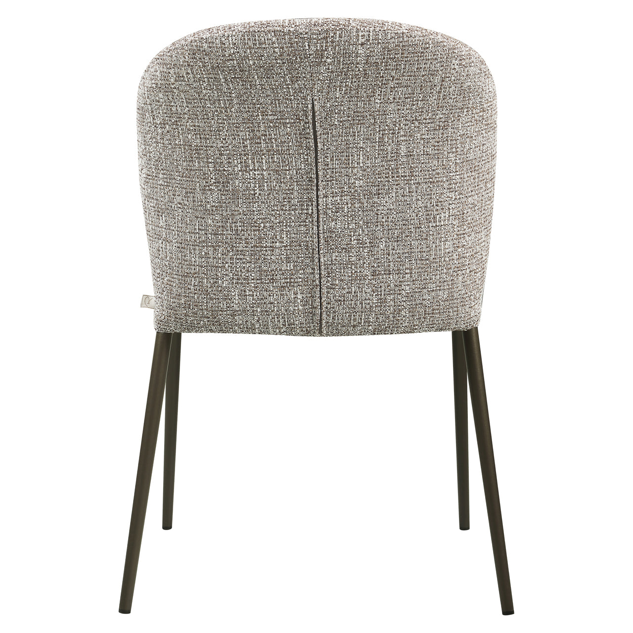 Dining chair Stacker  earth tweed fire retardant (Set of 2)