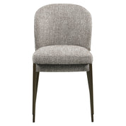 Dining chair Stacker  earth tweed fire retardant (Set of 2)