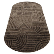 Carpet Liff dark brown 200x350