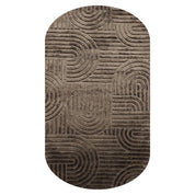 Carpet Liff dark brown 200x350