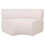 Dining bench Sorrobon customized round - fully upholstered