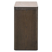 Sofa side table Nando brown