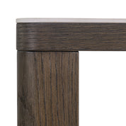 Sofa side table Nando brown