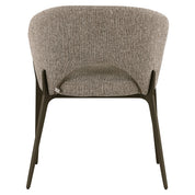 Dining chair Kenzi brown tweed