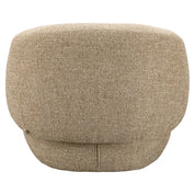 Lounge chair Milano sand tweed fire retardant