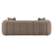 Sofa Hogan mocca chunky 3-seater fire retardant