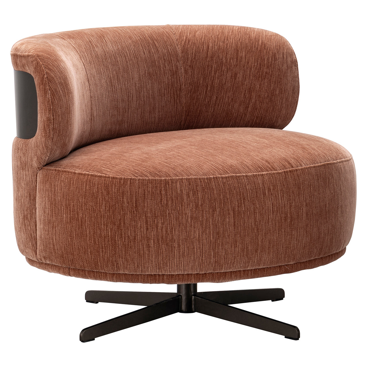 Lounge chair Lauren be straight mocha mousse swivel