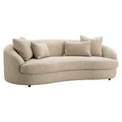 Sofa Morena cream blockweave 3-seater