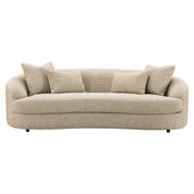 Sofa Morena cream blockweave 3-seater