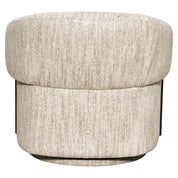 Lounge chair Marina natural softweave swivel fire retardant