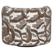 Lounge chair Talley brown nature swivel