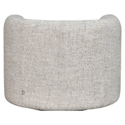 Lounge chair Talley cream tweed swivel
