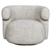 Lounge chair Talley cream tweed swivel