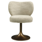 Dining chair Amely natural softweave swivel