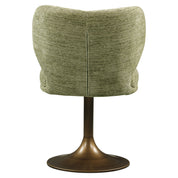 Dining chair Amely pistache softweave swivel