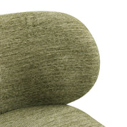 Dining chair Amely pistache softweave swivel