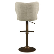 Bar stool Amely natural softweave swivel