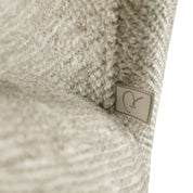 Bar stool Amely natural softweave swivel