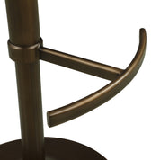 Bar stool Amely pistache softweave swivel